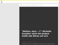 Bild zum Artikel: Prinzessinnenlook trifft auf Muskeln: Michelle Hunziker ist Hingucker des Abends