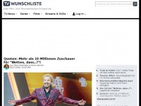 Bild zum Artikel: Quoten: Mehr als 10 Millionen Zuschauer für 'Wetten, dass..?'!