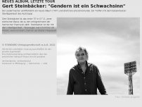 Bild zum Artikel: Gert Steinbäcker: 'Gendern ist ein Schwachsinn'