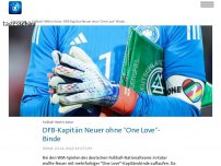 Bild zum Artikel: DFB-Kapitän Neuer spielt bei Fußball-WM ohne 'One-Love'-Binde