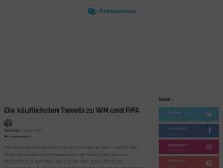Bild zum Artikel: Die käuflichsten Tweets zu WM und FIFA