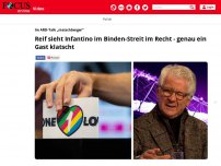 Bild zum Artikel: Im ARD-Talk „maischberger“: Marcel Reif sieht Infantino im...