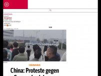 Bild zum Artikel: China: Immer mehr Protest gegen gescheiterte No-Covid-Politik