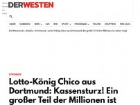 Bild zum Artikel: Lotto-König Chico aus Dortmund: Kassensturz! Ein großer Teil der Millionen ist schon weg