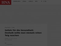 Bild zum Artikel: Gefahr für die Gesundheit: Deshalb sollte man niemals rohen Teig naschen