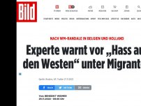 Bild zum Artikel: Nach WM-Randale in Belgien und Holland - Experte warnt vor „Hass auf Westen“ unter Migranten