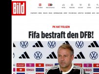 Bild zum Artikel: Die Aktion hat Folgen - Fifa bestraft den DFB!