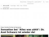 Bild zum Artikel: Dr. Axel Schwarz ist zurück bei AWZ <br>