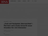 Bild zum Artikel: Ladesäulen-Irrsinn: Pärchen im Porsche Taycan braucht neun Stunden für nur 210 Kilometer