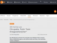 Bild zum Artikel: 'Putin für mich kein Kriegsverbrecher'