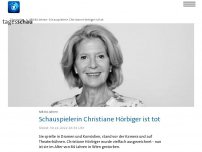 Bild zum Artikel: Schauspielerin Christiane Hörbiger gestorben
