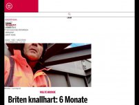 Bild zum Artikel: Briten knallhart: 6 Monate Haft für Klima-Aktivisten