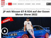 Bild zum Artikel: Essen Motor Show, JP Performance, Jean-Pierre Kraemer, Nissan GT-R R34, Tuning JP mit Nissan GT-R R34 auf der Essen Motor Show 2022