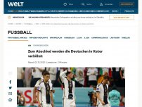 Bild zum Artikel: Zum Abschied werden die Deutschen in Katar verhöhnt