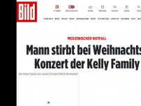 Bild zum Artikel: Medizinischer Notfall - Mann stirbt bei Konzert der Kelly Family