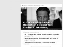 Bild zum Artikel: Erster Todestag von Mirco Nontschew: So bleibt der Komiker in Erinnerung