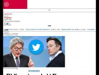 Bild zum Artikel: EU-Kommissar droht Elon Musk mit Twitter-Abschaltung