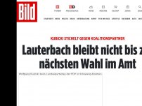 Bild zum Artikel: Kubicki stichelt gegen Koalitionspartner - Lauterbach bleibt nicht bis zur Wahl im Amt