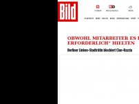 Bild zum Artikel: Wunsch der Mitarbeiter abgelehnt - Berliner Linken-Stadträtin blockiert Clan-Razzia