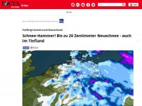 Bild zum Artikel: Deutschland in der Schneefalle: Tief Birgit bringt uns bis zu...