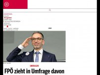 Bild zum Artikel: FPÖ zieht in Umfrage davon