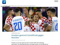 Bild zum Artikel: Kroatien gewinnt WM-Viertelfinale gegen Brasilien