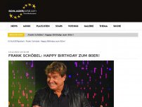 Bild zum Artikel: Frank Schöbel: Happy Birthday zum 80er!
