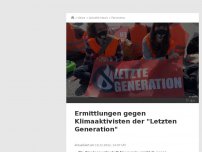 Bild zum Artikel: Razzia und Ermittlungen gegen Klimaaktivisten der 'Letzten Generation'
