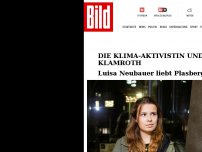 Bild zum Artikel: Die Klima-Aktivistin und Louis Klamroth - Luisa Neubauer liebt Plasberg-Nachfolger