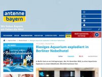 Bild zum Artikel: Riesiges Aquarium explodiert in Berliner Nobelhotel