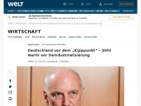 Bild zum Artikel: Deutschland vor dem „Kipppunkt“ – Stihl warnt vor Deindustrialisierung