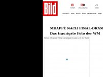 Bild zum Artikel: Mbappé nach Final-Drama - Das traurigste Foto der WM