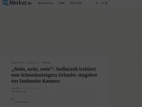 Bild zum Artikel: „Nein, nein, nein“: Sedlaczek irritiert von Schweinsteigers Urlaubs-Angebot vor laufender Kamera