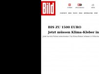 Bild zum Artikel: 250 bis 1500 Euro wird Ablösen kosten - Klima-Kleben in München wird teuer