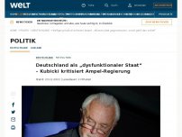 Bild zum Artikel: Deutschland als „dysfunktionaler Staat“ – Kubicki kritisiert Ampel-Regierung