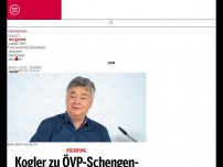 Bild zum Artikel: Kogler zu ÖVP-Schengen-Kurs: 'Man müsste Ungarn rausschmeißen'
