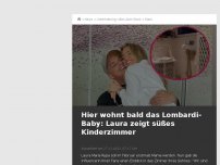 Bild zum Artikel: Hier wohnt bald das Lombardi-Baby: Laura zeigt süßes Kinderzimmer