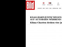 Bild zum Artikel: Knallhart-Justiz wegen Abseilaktion - Klima-Chaoten drohen vier Jahre Knast!