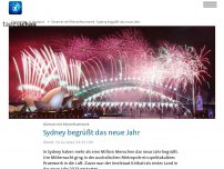 Bild zum Artikel: Silvester mit Riesenfeuerwerk: Sydney begrüßt das neue Jahr