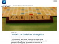 Bild zum Artikel: 'Freiheit' zur Floskel des Jahres gekürt