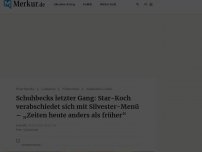 Bild zum Artikel: Schuhbecks letzter Gang: Star-Koch verabschiedet sich mit Silvester-Menü – „Zeiten heute anders als früher“