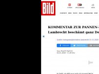 Bild zum Artikel: Kommentar zur Pannen-Ministerin - Lambrecht beschämt ganz Deutschland!