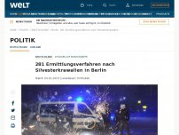 Bild zum Artikel: 145 Festnahmen nach Silvesterkrawallen in Berlin – Polizei nennt Nationalitäten