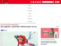Bild zum Artikel: Holte zwei olympische Gold-Medaillen - Ski-Legende „Gold-Rosi“ Mittermaier ist tot