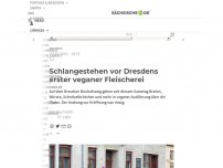 Bild zum Artikel: Schlangestehen vor Dresdens erster veganer Fleischerei