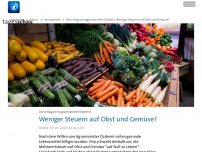 Bild zum Artikel: Vorschlag von Agrarminister Özdemir: Weniger Steuern auf Obst und Gemüse?
