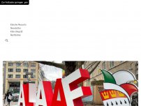 Bild zum Artikel: Neuer Foto-Spot: Riesige ALAAF-Buchstaben in Kölner City