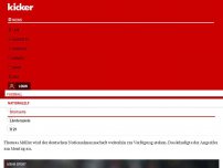 Bild zum Artikel: Kein Rücktritt: Müller will 'der Nationalmannschaft zur Verfügung stehen'