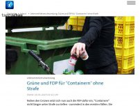 Bild zum Artikel: Buschmann und Özdemir sind für 'Containern' ohne Strafe