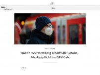 Bild zum Artikel: Baden-Württemberg schafft die Maskenpflicht im ÖPNV ab